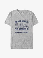 Mario 3D World Collegiate Big & Tall T-Shirt