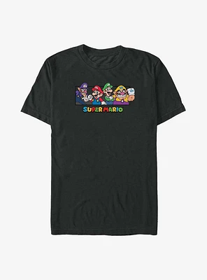 Nintendo Super Mario All The Bros Big & Tall T-Shirt