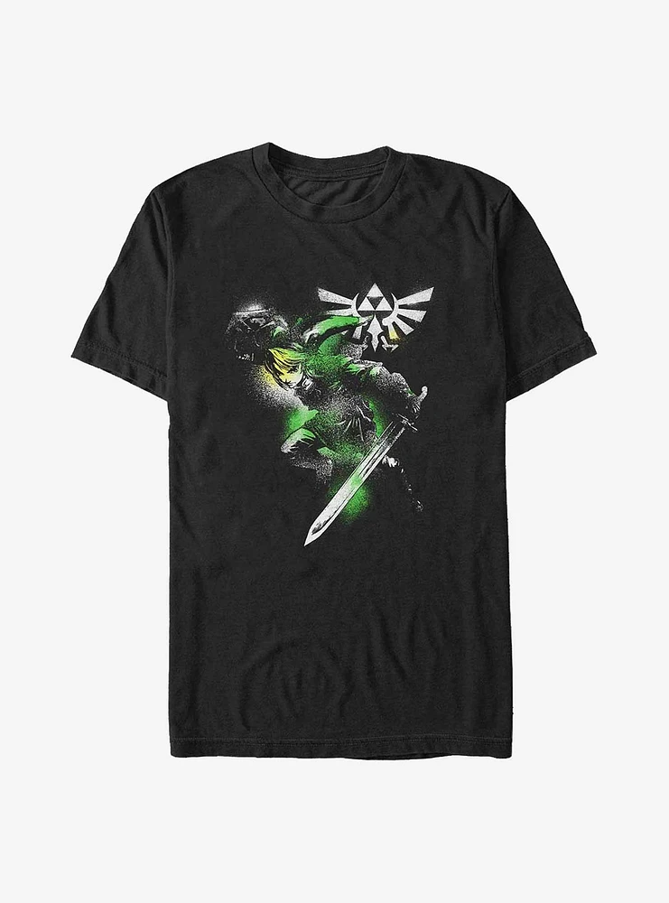 The Legend of Zelda Spray Paint Link Big & Tall T-Shirt