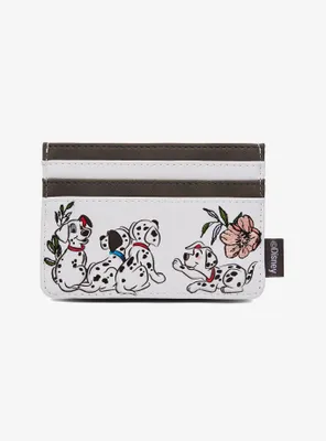 Loungefly Disney 101 Dalmatians Floral Puppies Cardholder - BoxLunch Exclusive