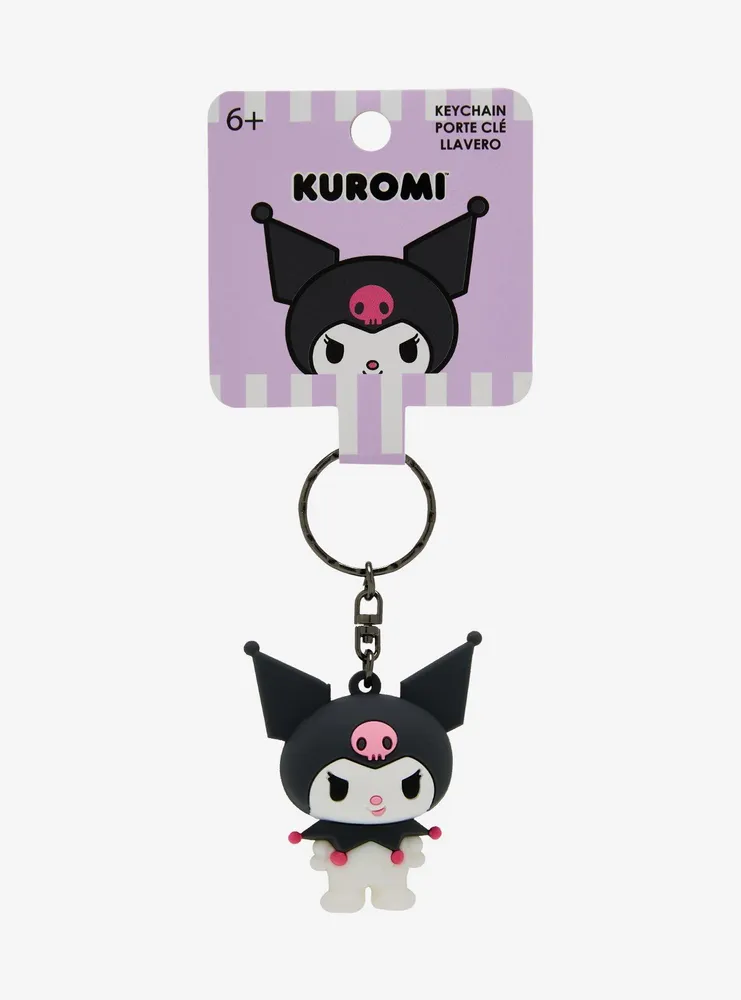 Kuromi Face Retractable Lanyard