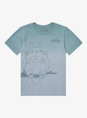 Studio Ghibli My Neighbor Totoro Outline Portrait Ombre Youth T-Shirt - BoxLunch Exclusive