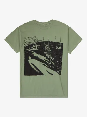 Korn Self-Titled Album Cover Green T-Shirt
