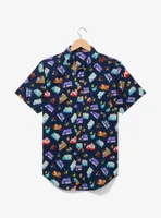 Disney Pixar Food Trucks Allover Print Woven Button-Up - BoxLunch Exclusive