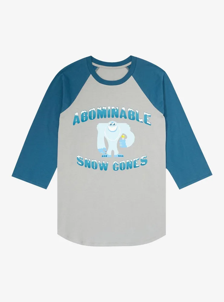 Disney Pixar Monsters, Inc. Abominable Snow Cones Raglan T-Shirt - BoxLunch Exclusive