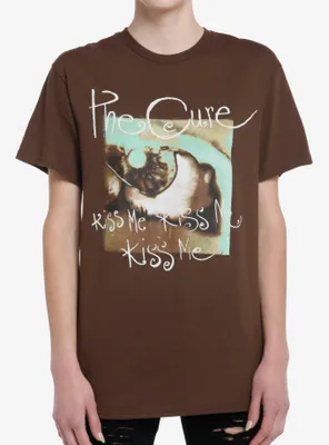 The Cure Kiss Me Album Cover Boyfriend Fit Girls T-Shirt