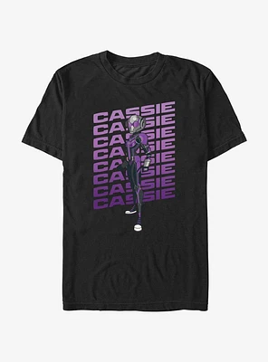 Marvel Ant-Man and the Wasp: Quantumania Cassie Name Stacked Extra Soft T-Shirt