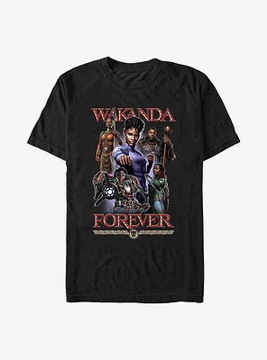 Marvel Black Panther: Wakanda Forever and Ever Extra Soft T-Shirt