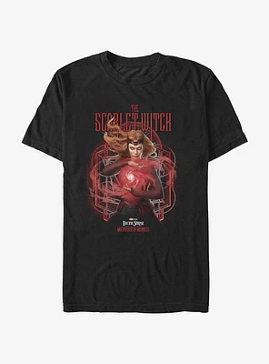 Marvel Doctor Strange the Multiverse of Madness Scarlet Witch Darkholm Magic Extra Soft T-Shirt