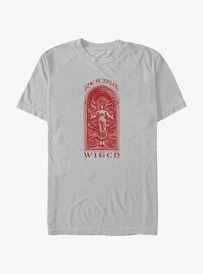 Marvel Doctor Strange the Multiverse of Madness Scarlet Witch Stone Etched Arch Sculpture Extra Soft T-Shirt