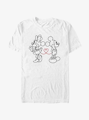 Disney Mickey Mouse A Tale of Two Lovers Extra Soft T-Shirt