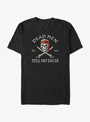 Disney the Pirates of Caribbean Dead Men Tell No Tales Extra Soft T-Shirt