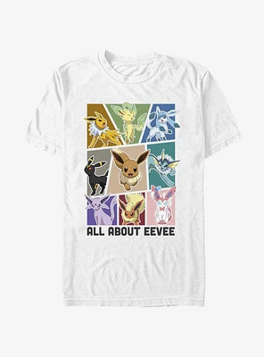 Pokemon All About Eevee Extra Soft T-Shirt