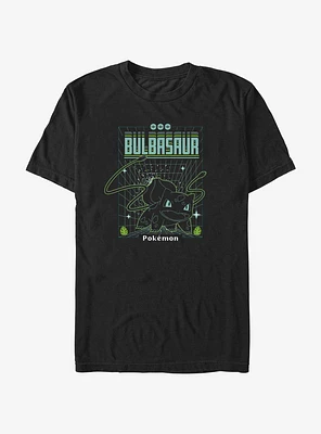 Pokemon Bulbasaur Grid Extra Soft T-Shirt