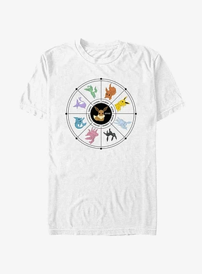 Pokemon Eevee Evolution Badge Extra Soft T-Shirt