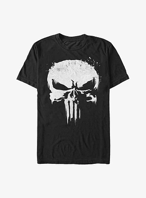 Marvel Punisher Skull Whiteout Extra Soft T-Shirt