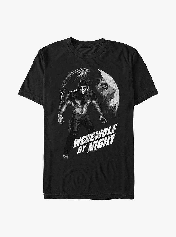 Marvel Werewolf By Night Howling At Extra Soft T-Shirt