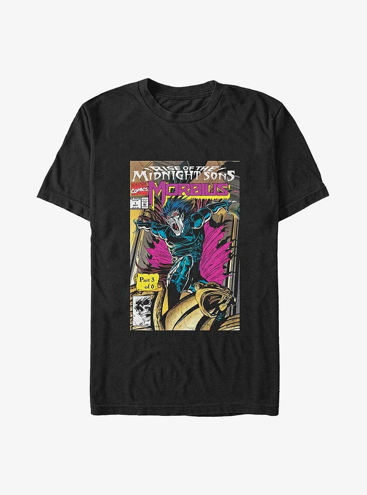 Marvel Morbius Rise of the Midnight Sons Comic Cover Big & Tall T-Shirt