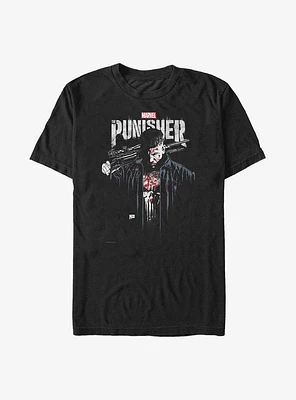 Marvel Punisher Downfall Poster Big & Tall T-Shirt