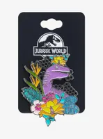 Jurassic World Floral Raptor Enamel Pin - BoxLunch Exclusive