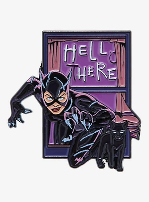 DC Comics Batman Catwoman in Window Enamel Pin - BoxLunch Exclusive
