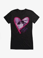 Dirty Dancing Johnny And Baby Heart Girls T-Shirt