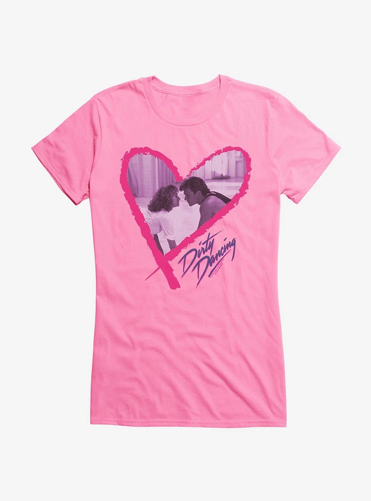Dirty Dancing Johnny And Baby Heart Girls T-Shirt