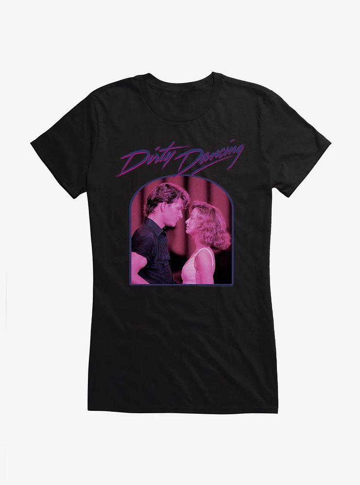 Dirty Dancing Johnny And Baby Portrait Girls T-Shirt