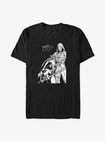 Marvel Moon Knight and Mr. Line Art Duo Big & Tall T-Shirt
