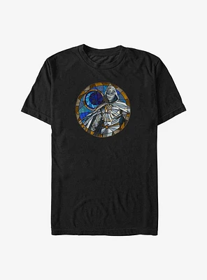 Marvel Moon Knight Stained Glass Window Big & Tall T-Shirt