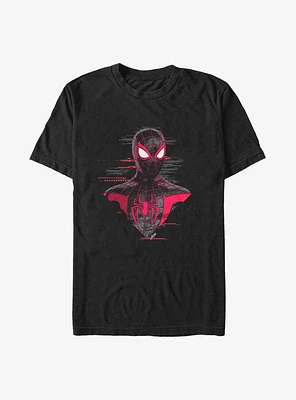 Marvel Spider-Man Miles Morales Spider Bust Big & Tall T-Shirt