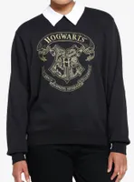 Harry Potter Hogwarts Collared Girls Sweatshirt