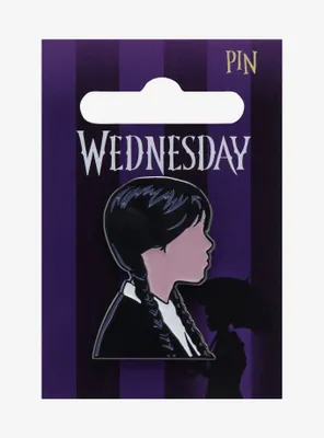 Wednesday Profile Portrait Enamel Pin - BoxLunch Exclusive