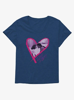 Dirty Dancing Johnny And Baby Heart Girls T-Shirt Plus