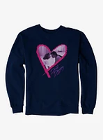 Dirty Dancing Johnny And Baby Heart Sweatshirt
