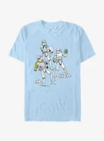 Star Wars Snow Fight Storm Troopers T-Shirt