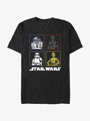 Star Wars Square Portraits T-Shirt