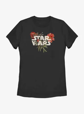 Star Wars Floral Logo Womens T-Shirt
