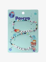 Studio Ghibli Ponyo Loves Ham Best Friend Beaded Bracelet Set