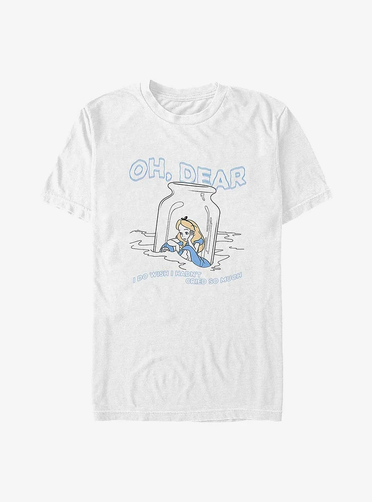 Disney Alice Wonderland Dear Tears Big & Tall T-Shirt