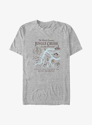 Disney Jungle Cruise Map Big & Tall T-Shirt