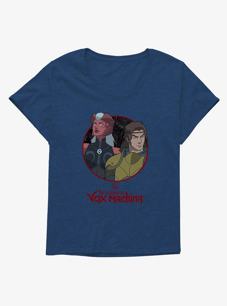 Critical Role The Legend Of Vox Machina Kash And Zahra Womens T-Shirt Plus