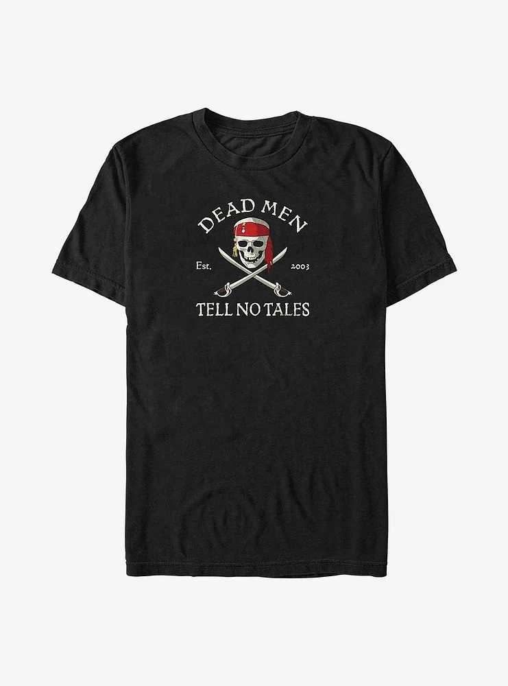 Disney Pirates of the Caribbean Dead Men Tell No Tales Big & Tall T-Shirt