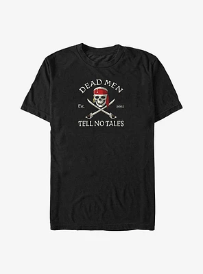 Disney Pirates of the Caribbean Dead Men Tell No Tales Big & Tall T-Shirt
