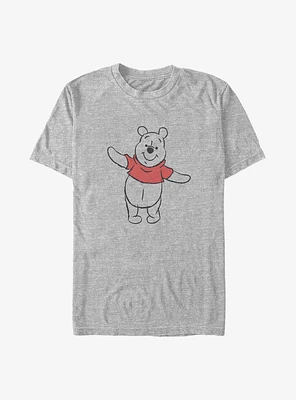 Disney Winnie The Pooh Sketch Big & Tall T-Shirt