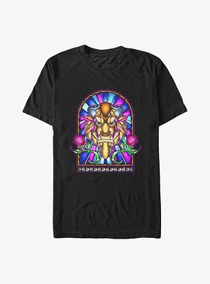 Disney Beauty and the Beast Stained Glass Big & Tall T-Shirt
