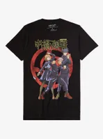 Jujutsu Kaisen Trio Boyfriend Fit Girls T-Shirt