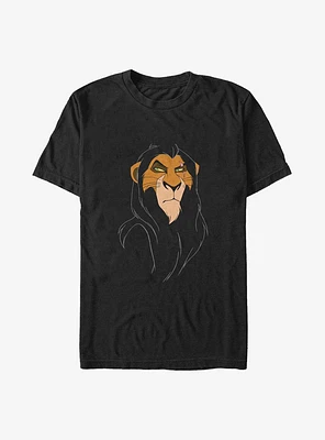 Disney The Lion King Big Face Scar & Tall T-Shirt