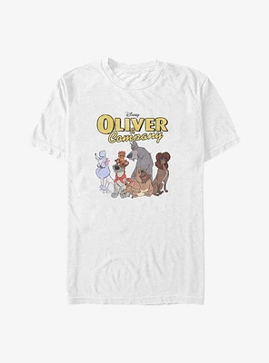 Disney Oliver & Company The Dogs Big Tall T-Shirt