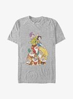 Disney Snow White and the Seven Dwarfs Squad Dwarf Stack Big & Tall T-Shirt